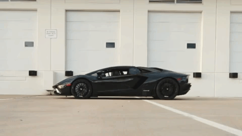 Black Lamborghini Aventador S Roadster rental mph club