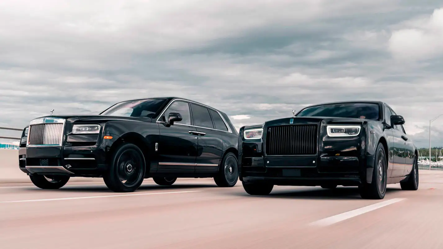 rolls royce phantom and rolls royce cullinan