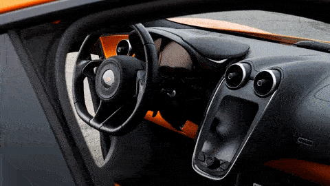 McLaren 570s orange rental mph club
