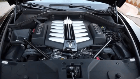 Rolls Royce Wraith engine
