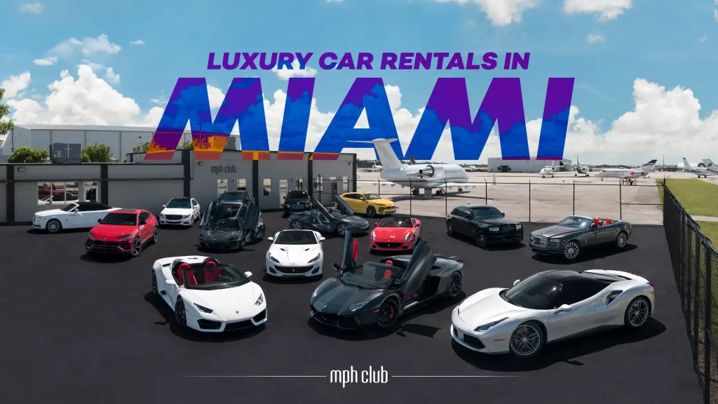 Where to find luxury car rentals in Miami blog post thumbnail