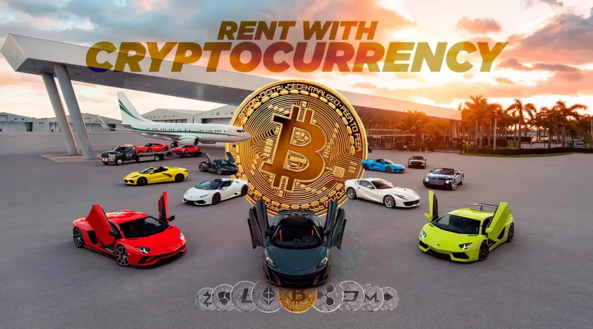 Rent luxury and exotic cars with cryptocurrency blog post thumbnail