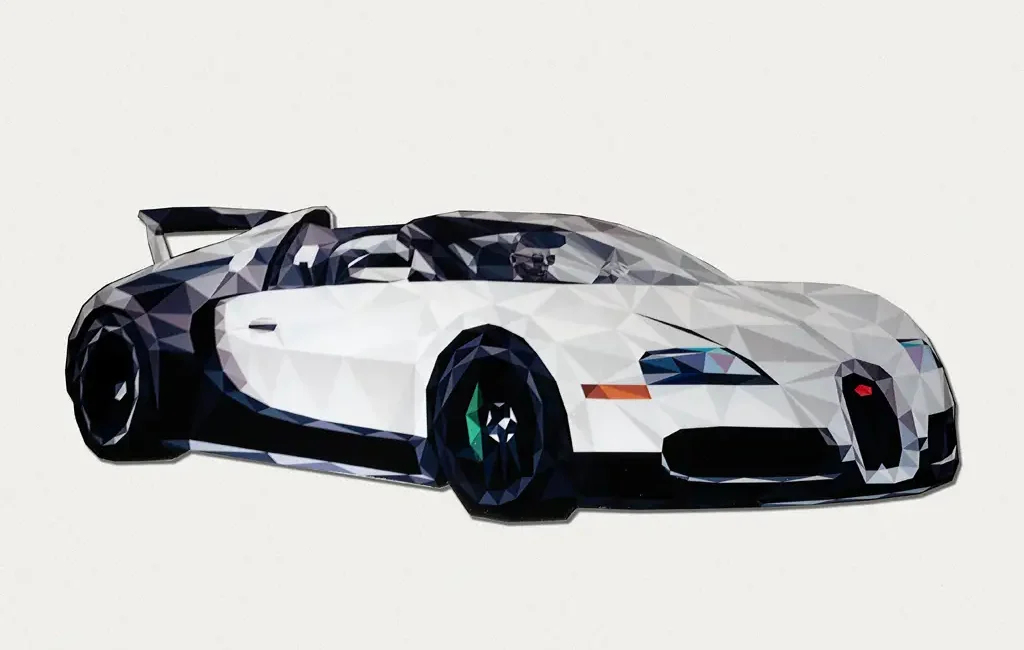mph club art Bugatti