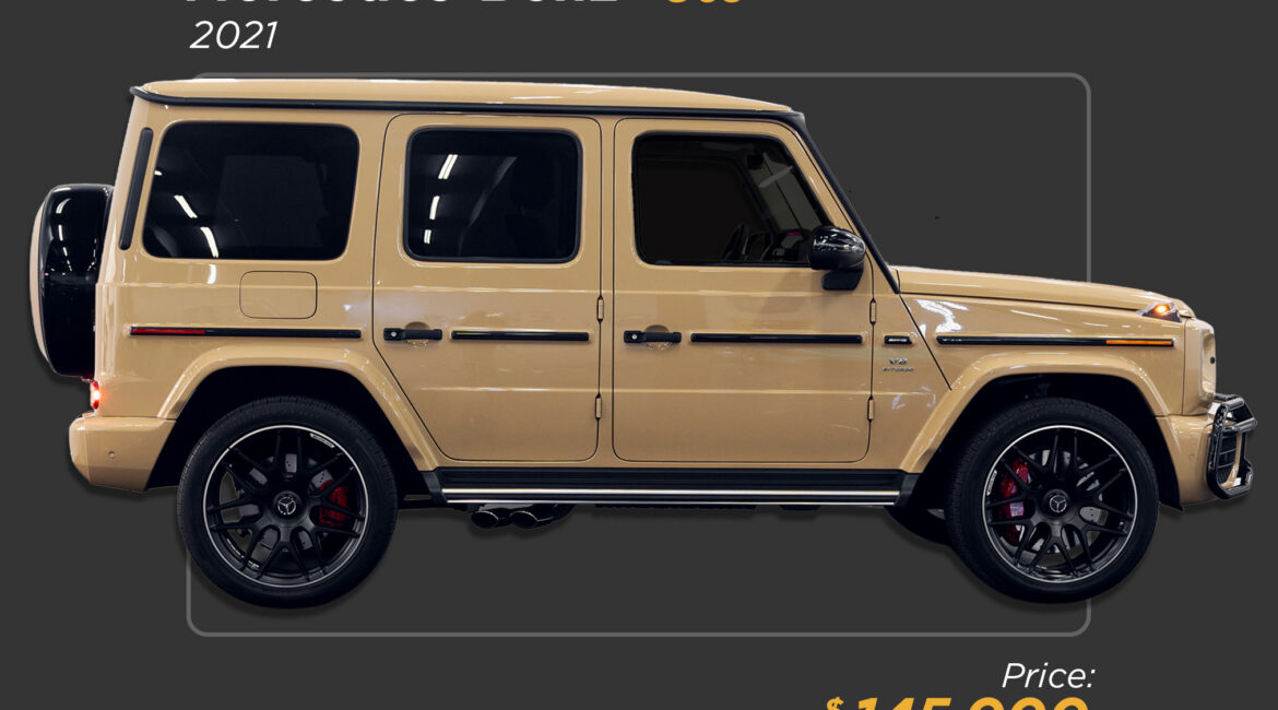 2021 sand Mercedes Benz AMG G63 for sale - mph club 145k