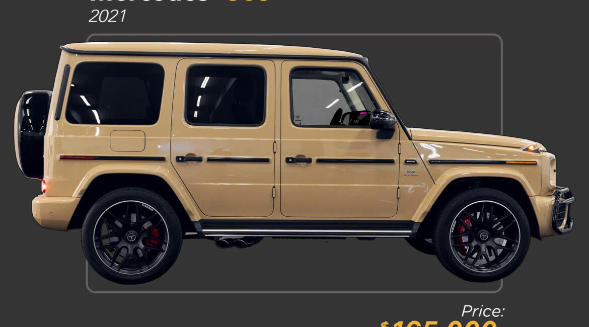 2021 Sand Mercedes Benz AMG G63 for sale - mph club 165k