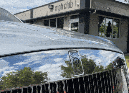 Matte blue Rolls Royce Wraith rental mph club 02