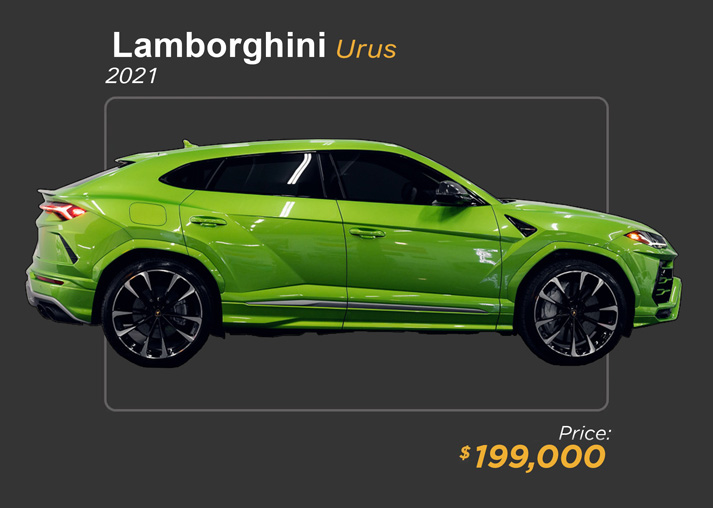 Green Lamborghini Urus for sale - mph club 199k