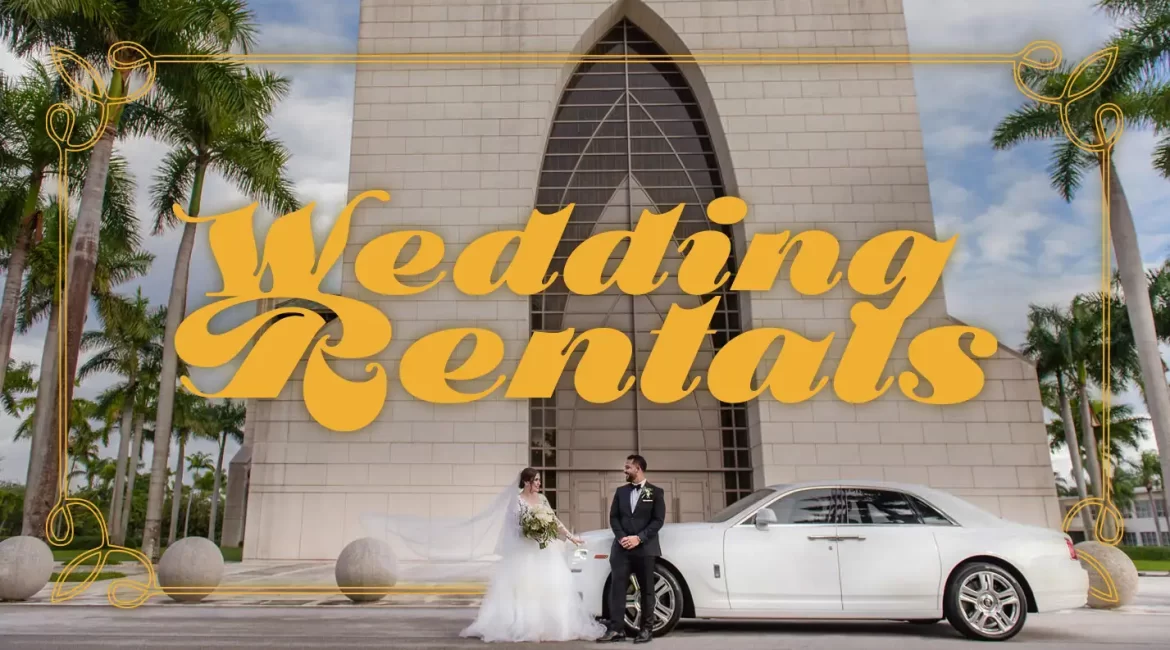 Wedding luxury car rentals Miami