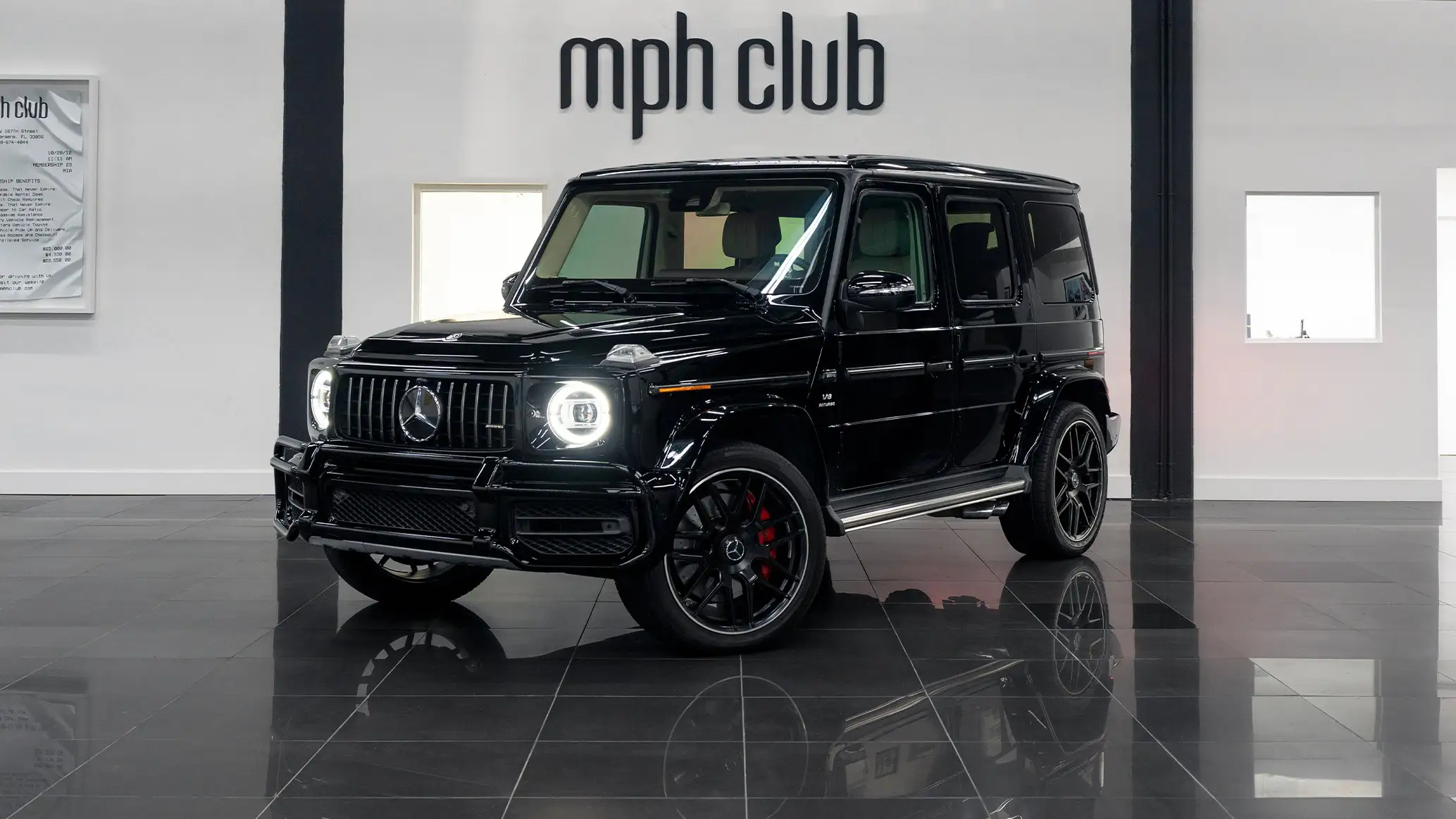 2020 black on white mercedes benz amg g63 for sale mph club 0