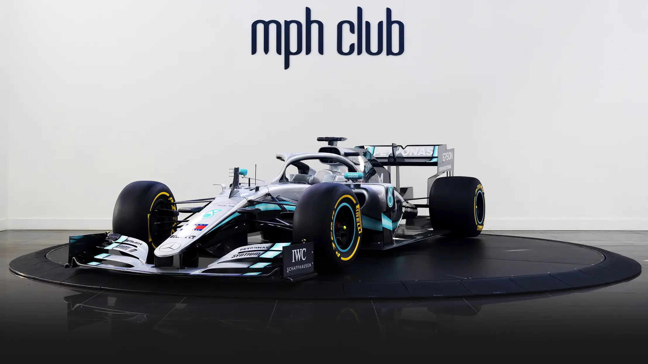 F1 W10 Mercedes AMG Petronas profile view mph club