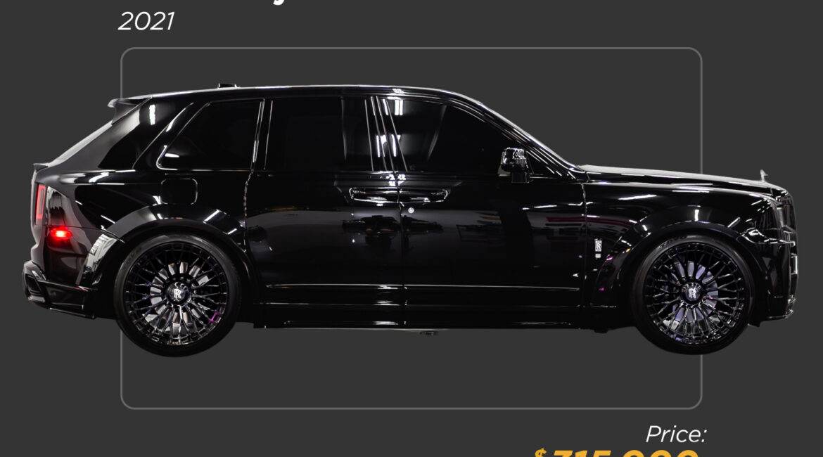 2021 black Rolls Royce Cullinan for sale - mph club 315k