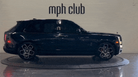 Blue Rolls Royce Cullinan Black Badge rental - mph club