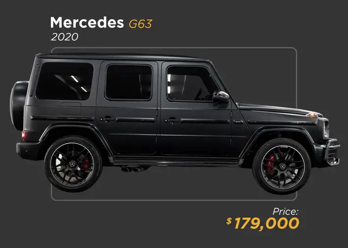 2020 black on black Mercedes Benz AMG G63 for sale - mph club 179k
