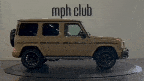 Sand with white interior Mercedes Benz G63 AMG G Wagon rental turntable mph club