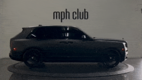 Matte black Rolls Royce Cullinan rental mph club