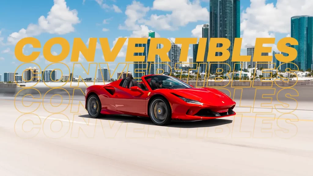 The ultimate guide to rent a convertible in Miami blog post thumbnail - mph club