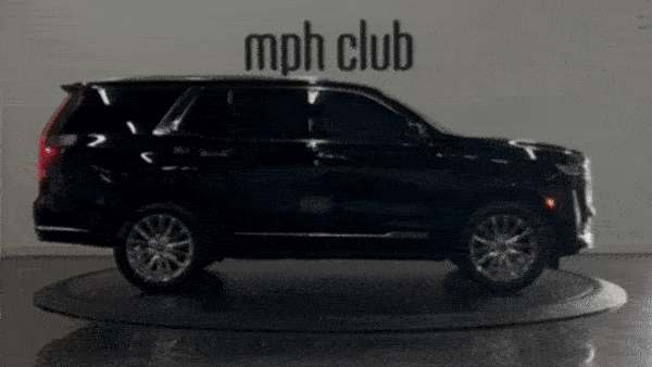 Black Cadillac Escalade rental turntable mph club