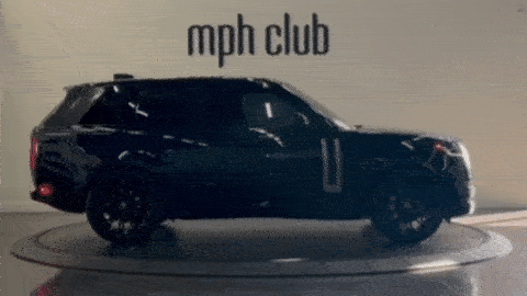 Blue Range Rover rental Miami mph club