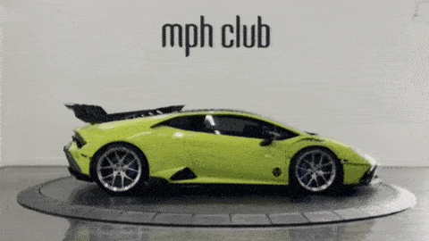 Green Lamborghini Huracan rental - mph club