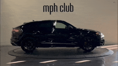 Black on red Lamborghini Urus rental - mph club