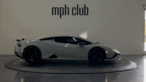 Grey Lamborghini Huracan Tecnica rental miami - mph club