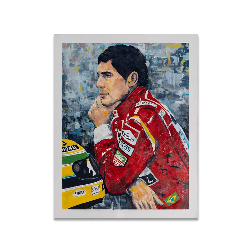 mph club art Ayrton Senna by Luis Toro