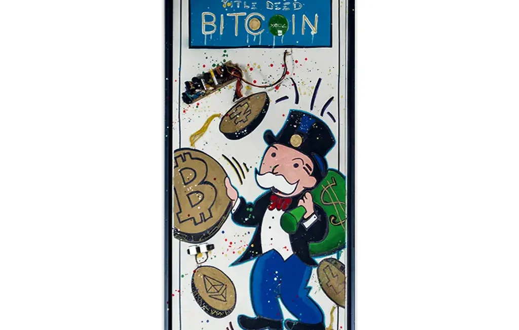 mph club art Bitcoin Monopoly by Frank Thibeau