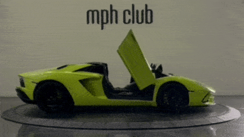 Yellow Lamborghini Aventador S Roadster rental - mph club