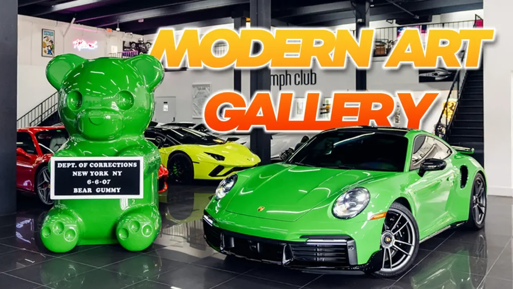 Modern art gallery blog post thumbnail - mph club