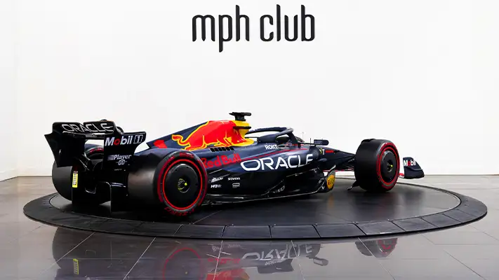 Red Bull F1 RB19 rental rear view - mph club