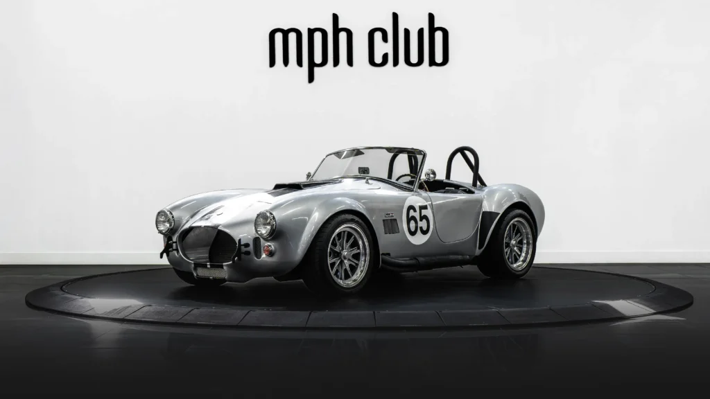 1965 Shelby Cobra 427 rental profile view production - mph club