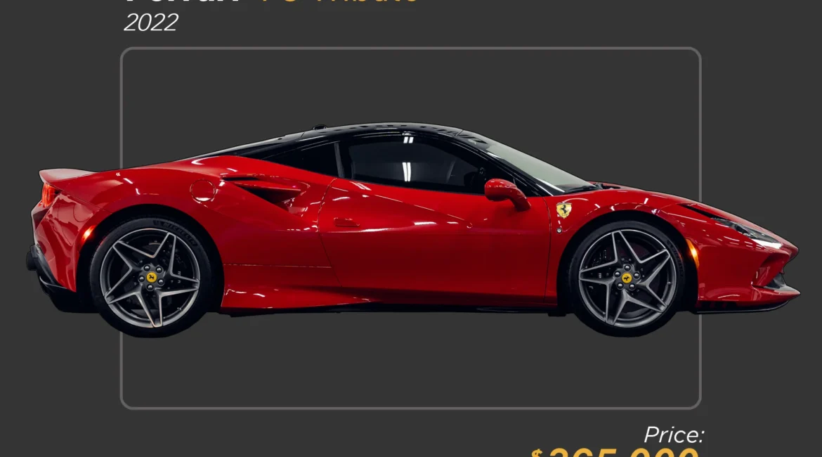 2022 Red Ferrari F8 Coupe for sale - mph club 365K