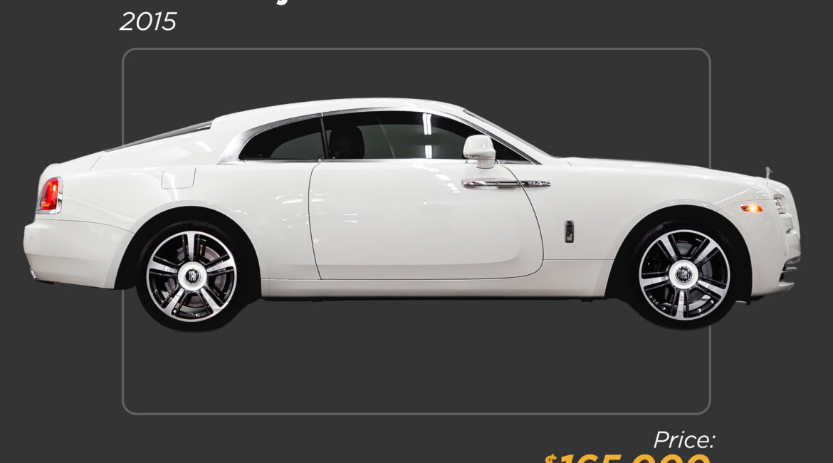 2015 white Rolls Royce Wraith for sale - mph club 165k