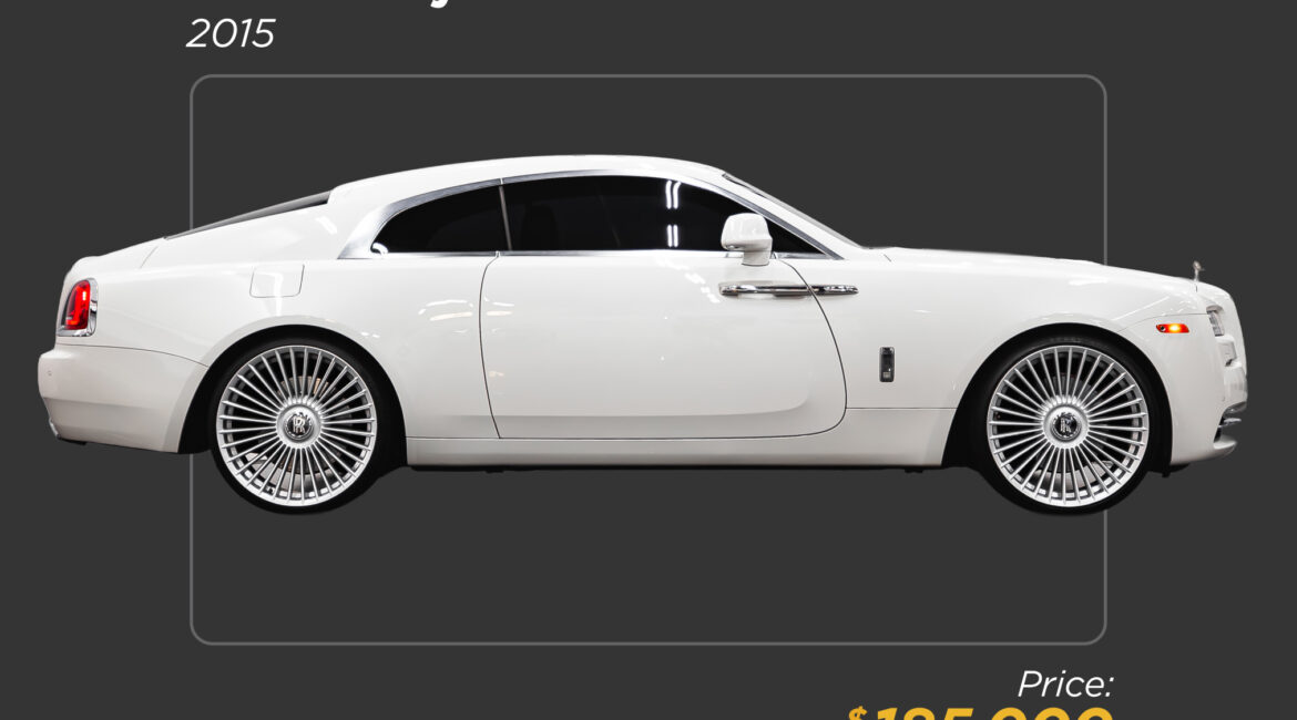 2015 white Rolls Royce Wraith for sale - mph club 185k