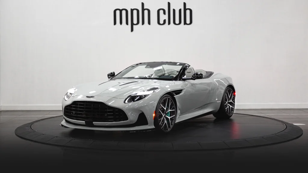 Aston Martin DB12 rental profile view - mph club