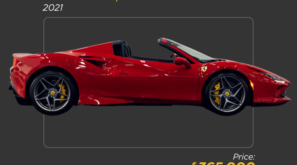 2021 Red Ferrari F8 Spider for sale 365k - mph club