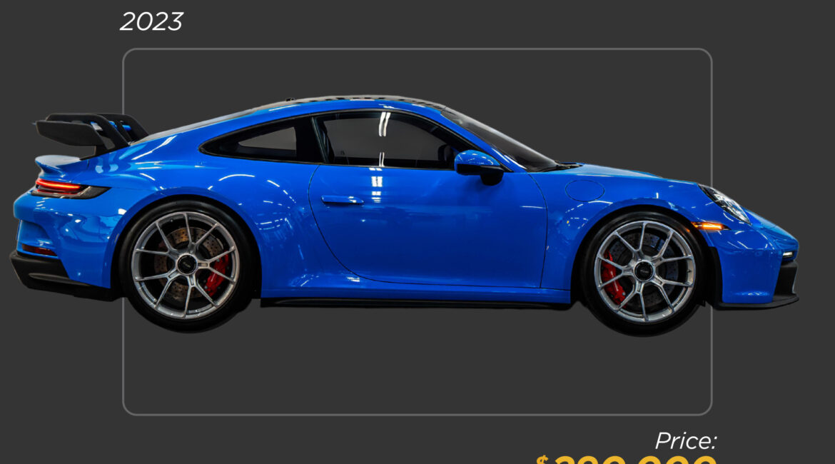 2023 Blue Porsche 911 GT3 for sale - mph club 290k