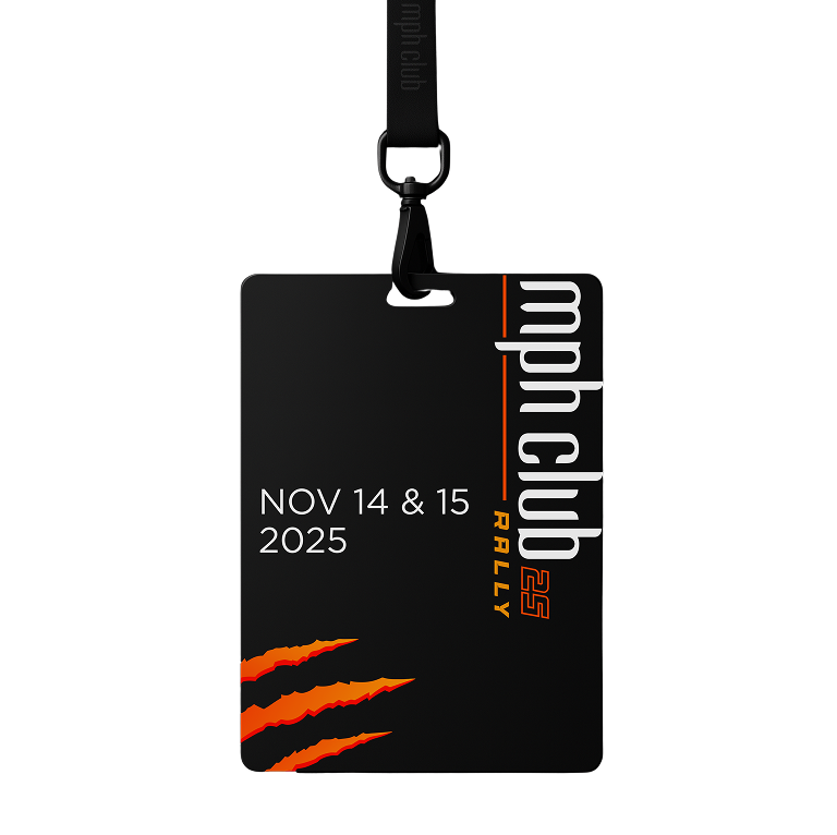 mph club rally '25 badge