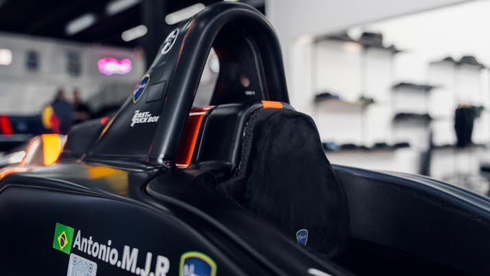 Formula 1 car rental production interior view - mph club