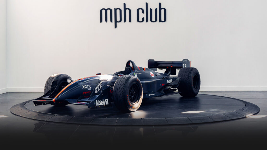 Formula 1 car rental production profile view - mph club