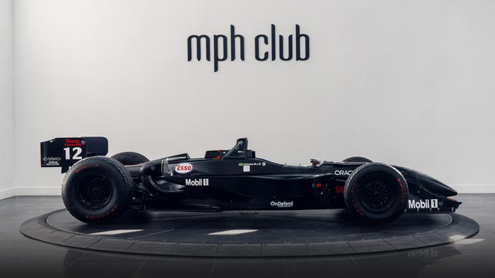 Formula 1 car rental production side view - mph club