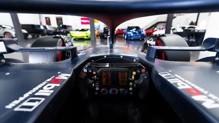 Formula one car rental production dashboard view - mph club