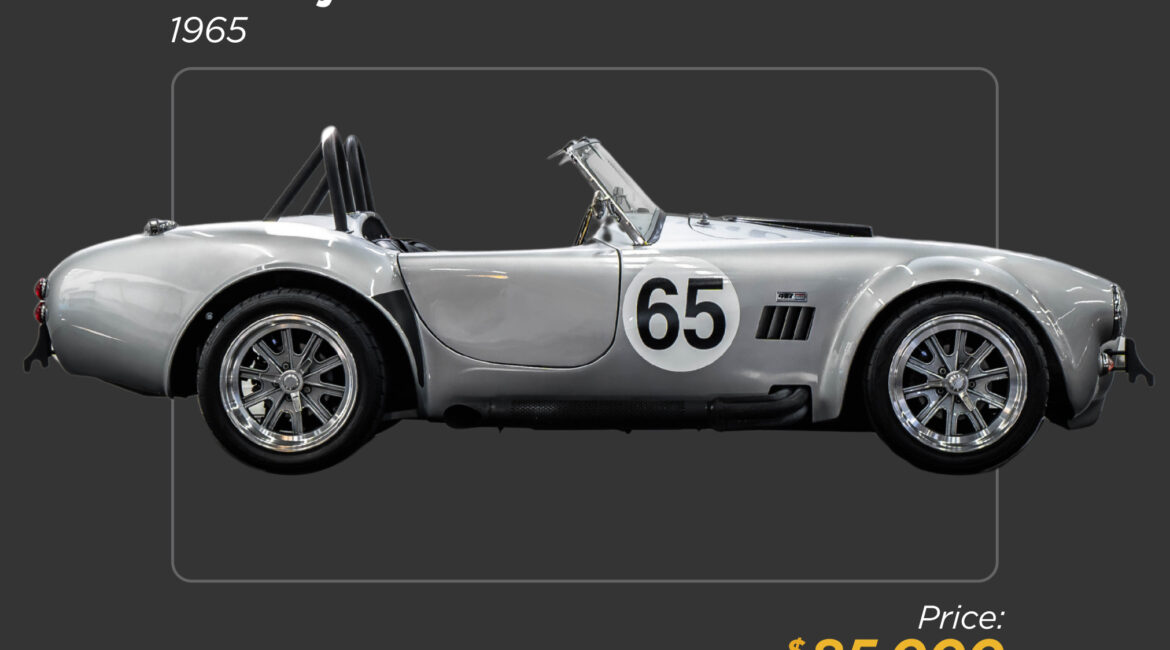 1965 grey Shelby Cobra 427 for sale - mph club 85k
