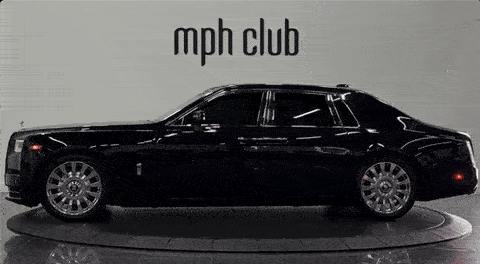 Black on orange Rolls Royce Phantom rental - mph club