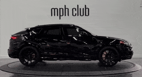 Black on yellow Lamborghini Urus rental - mph club
