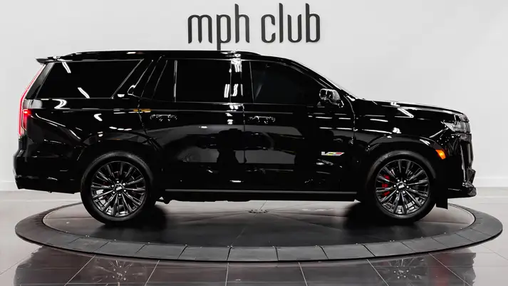 Cadillac Escalade V rental side view - mph club