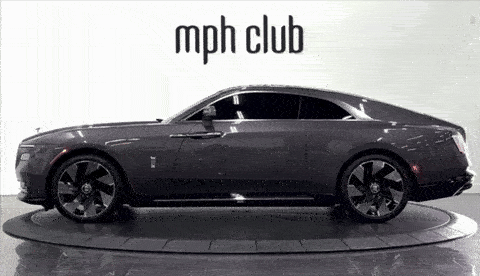 Dark grey Rolls Royce Spectre rental - mph club