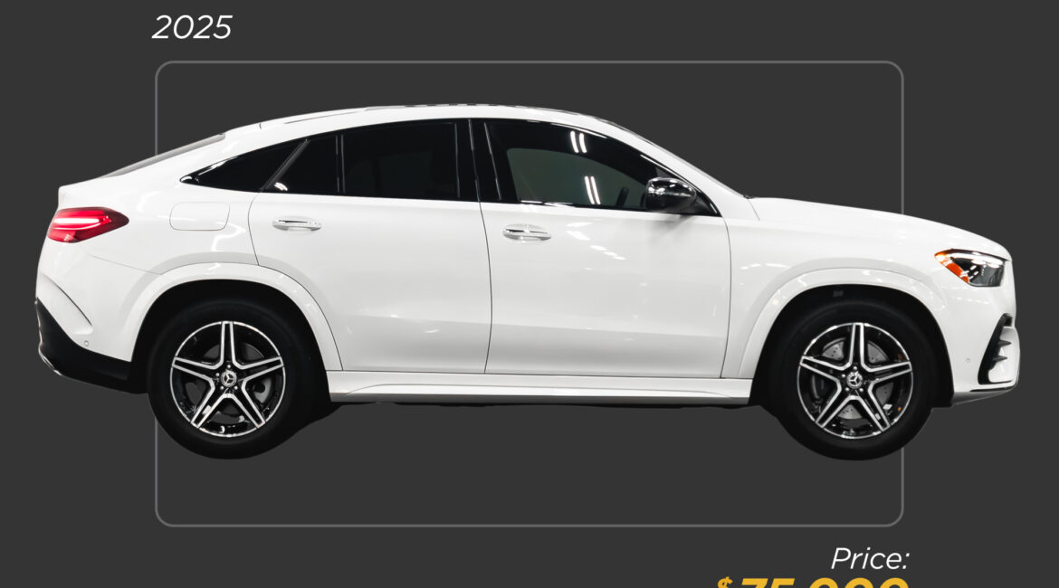 2025 white Mercedes Benz GLE 450 - mph club 75k