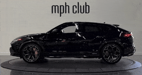 Black on yellow Lamborghini Urus Performante rental- mph club