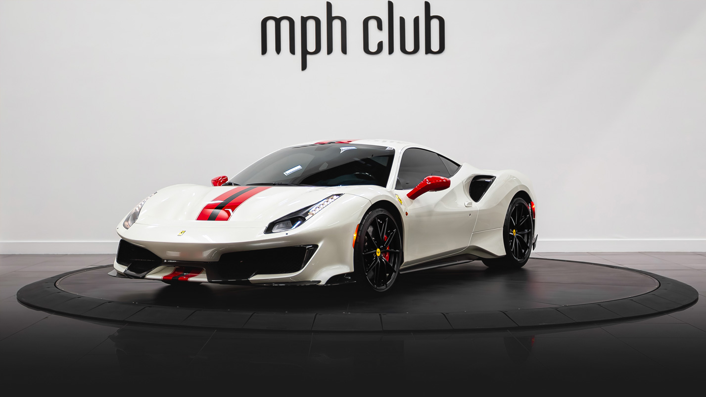 Ferrari 488 Pista Rental - Exotic Car Rentals - mph club